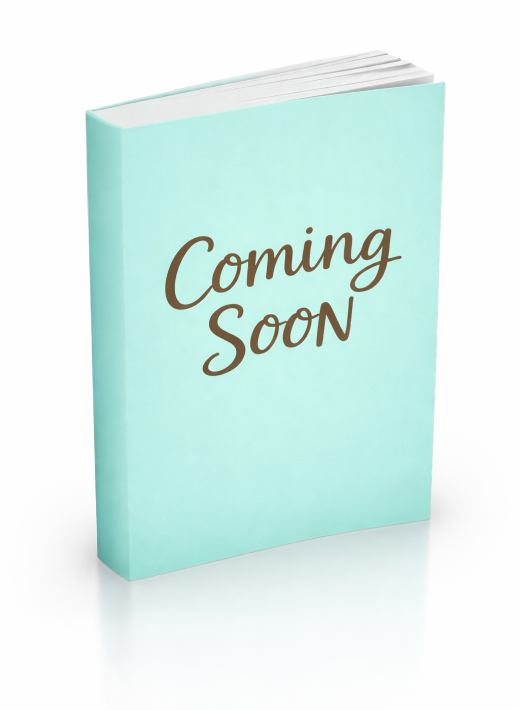 coming soon teal book