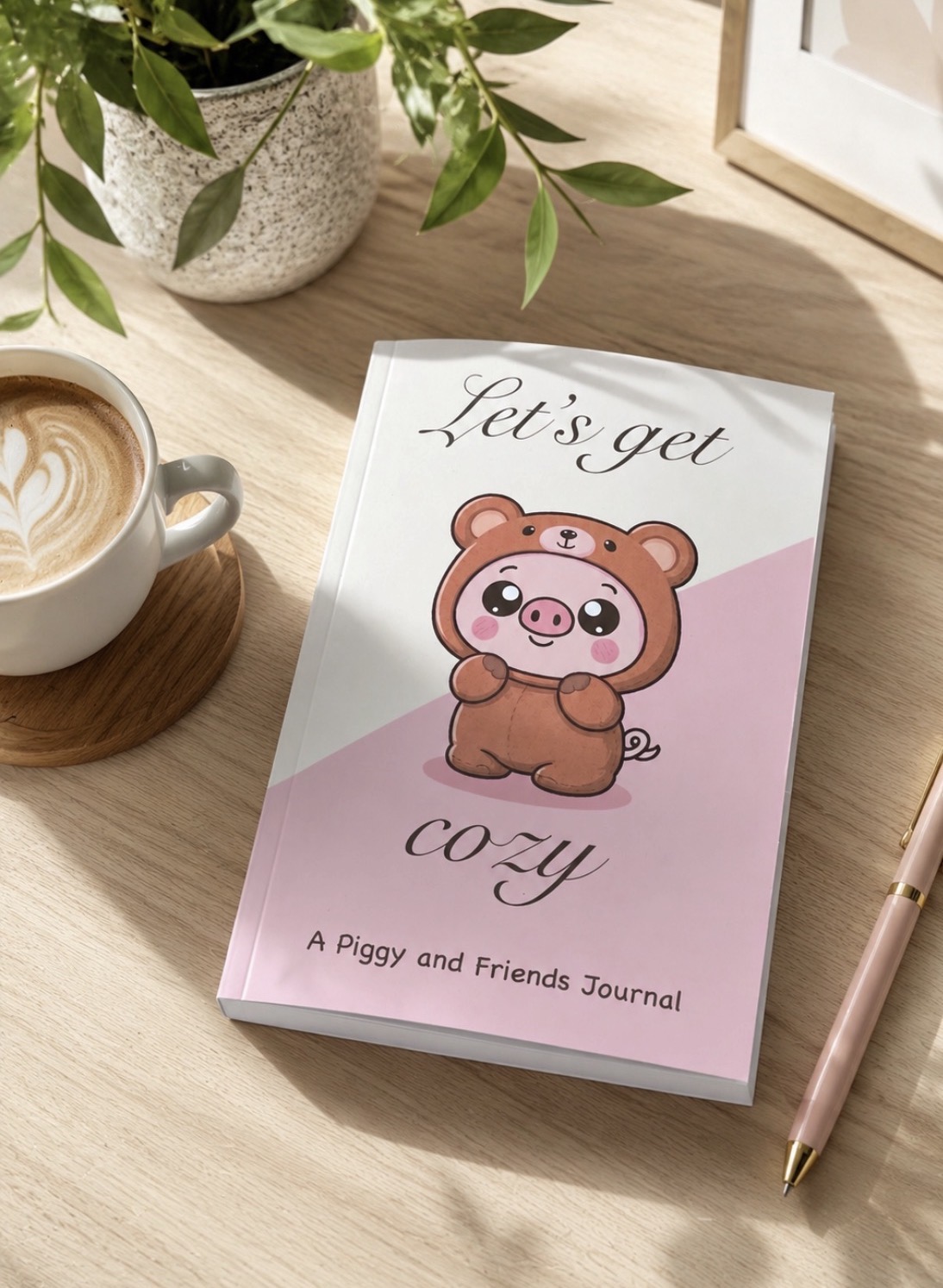 Let's Get Cozy Piggy Journal